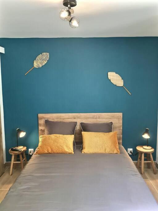 Bleu Lavande - Coquet Appartement Ambiance Village Istres Exterior foto